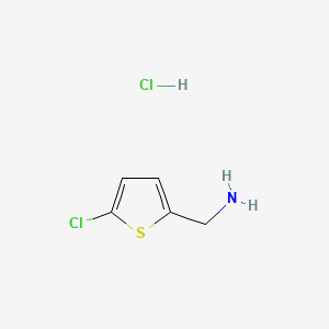 (5-chlorothiophen-2-yl)methanamine;hydrochloride CAS 548772-41-4