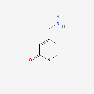 4-(aminomethyl)-1-methylpyridin-2-one CAS 550369-61-4