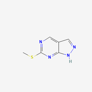 6-methylsulfanyl-1H-pyrazolo[3,4-d]pyrimidine CAS 55084-74-7