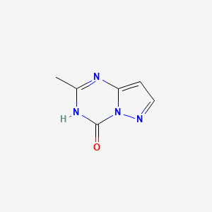 2-methyl-3H-pyrazolo[1,5-a][1,3,5]triazin-4-one CAS 55457-17-5