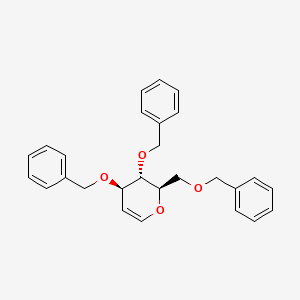 (2R,3S,4R)-3,4-bis(phenylmethoxy)-2-(phenylmethoxymethyl)-3,4-dihydro-2H-pyran CAS 55628-54-1