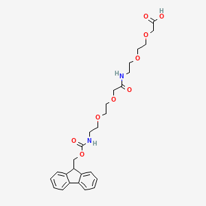 2-[2-[2-[[2-[2-[2-(9H-fluoren-9-ylmethoxycarbonylamino)ethoxy]ethoxy]acetyl]amino]ethoxy]ethoxy]acetic acid CAS 560088-89-3
