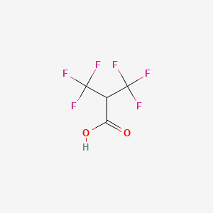 3,3,3-trifluoro-2-(trifluoromethyl)propanoic acid CAS 564-10-3