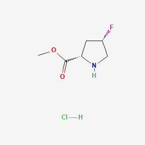 methyl (2S,4S)-4-fluoropyrrolidine-2-carboxylate;hydrochloride CAS 58281-79-1