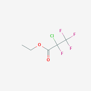 ethyl 2-chloro-2,3,3,3-tetrafluoropropanoate CAS 5829-03-8