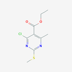 ethyl 4-chloro-6-methyl-2-methylsulfanylpyrimidine-5-carboxylate CAS 583878-42-6
