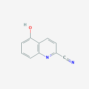 5-hydroxyquinoline-2-carbonitrile CAS 586413-05-0