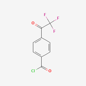 4-(2,2,2-trifluoroacetyl)benzoyl chloride CAS 58808-60-9