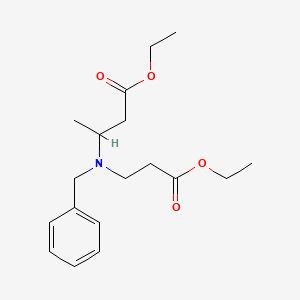 ethyl 3-[benzyl-(3-ethoxy-3-oxopropyl)amino]butanoate CAS 58859-66-8