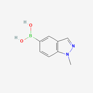 (1-methylindazol-5-yl)boronic acid CAS 590418-08-9
