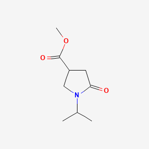 methyl 5-oxo-1-propan-2-ylpyrrolidine-3-carboxylate CAS 59857-84-0