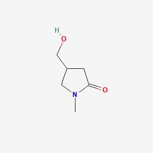 4-(hydroxymethyl)-1-methylpyrrolidin-2-one CAS 59887-20-6