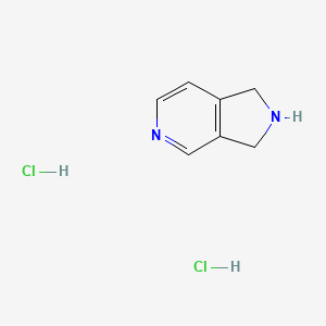 2,3-dihydro-1H-pyrrolo[3,4-c]pyridine;dihydrochloride CAS 6000-50-6