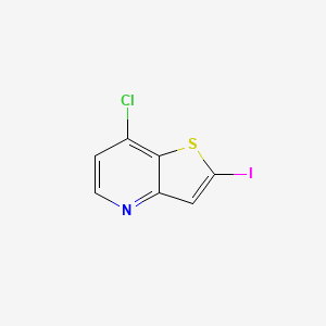 7-chloro-2-iodothieno[3,2-b]pyridine CAS 602303-26-4