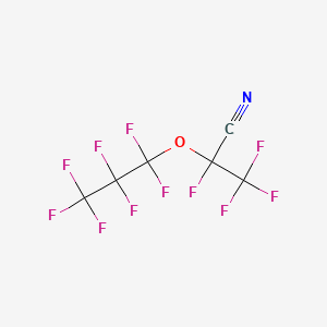 2,3,3,3-tetrafluoro-2-(1,1,2,2,3,3,3-heptafluoropropoxy)propanenitrile CAS 60308-66-9
