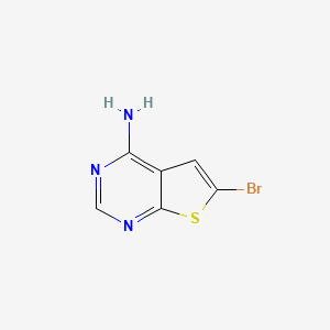 6-bromothieno[2,3-d]pyrimidin-4-amine CAS 60703-81-3
