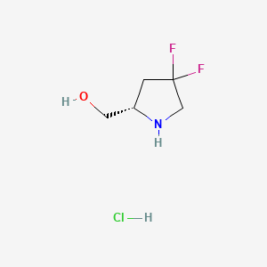[(2S)-4,4-difluoropyrrolidin-2-yl]methanol;hydrochloride CAS 623583-10-8