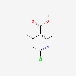 2,6-dichloro-4-methylpyridine-3-carboxylic acid CAS 62774-90-7