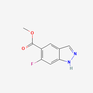 methyl 6-fluoro-1H-indazole-5-carboxylate CAS 633327-39-6