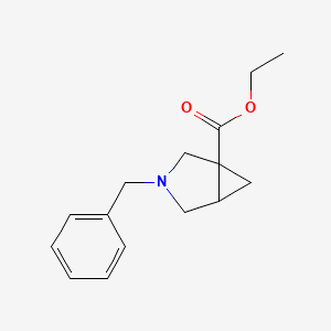 ethyl 3-benzyl-3-azabicyclo[3.1.0]hexane-1-carboxylate CAS 63618-07-5