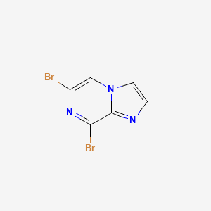6,8-dibromoimidazo[1,2-a]pyrazine CAS 63744-22-9