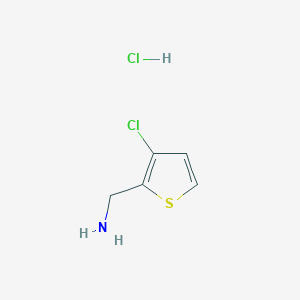 (3-chlorothiophen-2-yl)methanamine;hydrochloride CAS 643088-03-3