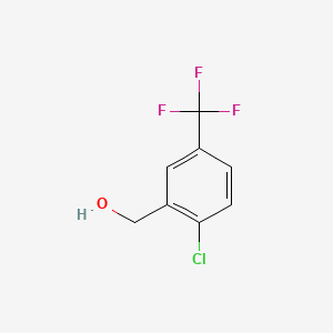 [2-chloro-5-(trifluoromethyl)phenyl]methanol CAS 64372-62-9
