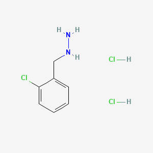 (2-chlorophenyl)methylhydrazine;dihydrochloride CAS 64415-10-7