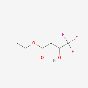 ethyl 4,4,4-trifluoro-3-hydroxy-2-methylbutanoate CAS 649-56-9