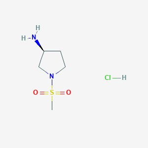 (3S)-1-methylsulfonylpyrrolidin-3-amine;hydrochloride CAS 651056-84-7