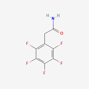 2-(2,3,4,5,6-pentafluorophenyl)acetamide CAS 653-20-3