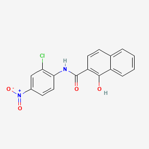 N-(2-chloro-4-nitrophenyl)-1-hydroxynaphthalene-2-carboxamide CAS 65570-43-6
