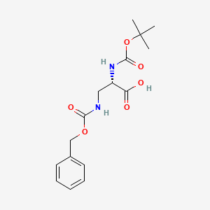 (2S)-2-[(2-methylpropan-2-yl)oxycarbonylamino]-3-(phenylmethoxycarbonylamino)propanoic acid CAS 65710-57-8