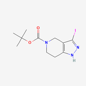 tert-butyl 3-iodo-1,4,6,7-tetrahydropyrazolo[4,3-c]pyridine-5-carboxylate CAS 661487-17-8