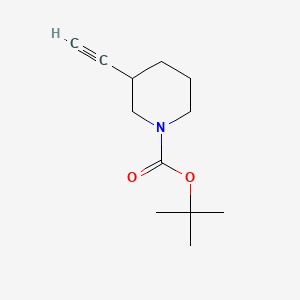 tert-butyl 3-ethynylpiperidine-1-carboxylate CAS 664362-16-7