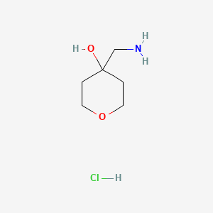 4-(aminomethyl)oxan-4-ol;hydrochloride CAS 666261-01-4