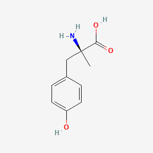 (2S)-2-amino-3-(4-hydroxyphenyl)-2-methylpropanoic acid CAS 672-87-7