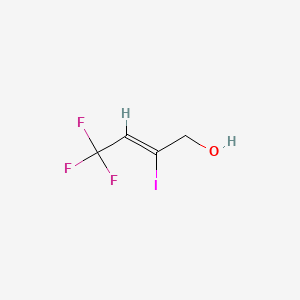 (Z)-4,4,4-trifluoro-2-iodobut-2-en-1-ol CAS 674-35-1