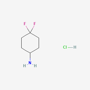 4,4-difluorocyclohexan-1-amine;hydrochloride CAS 675112-70-6