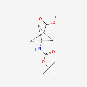 methyl 3-[(2-methylpropan-2-yl)oxycarbonylamino]bicyclo[1.1.1]pentane-1-carboxylate CAS 676371-64-5