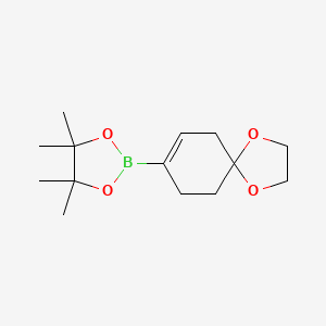 2-(1,4-dioxaspiro[4.5]dec-7-en-8-yl)-4,4,5,5-tetramethyl-1,3,2-dioxaborolane CAS 680596-79-6