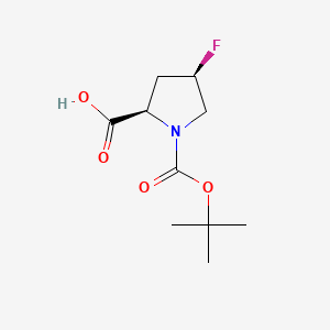 (2R,4R)-4-fluoro-1-[(2-methylpropan-2-yl)oxycarbonyl]pyrrolidine-2-carboxylic acid CAS 681128-51-8