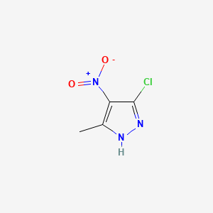 3-chloro-5-methyl-4-nitro-1H-pyrazole CAS 6814-58-0