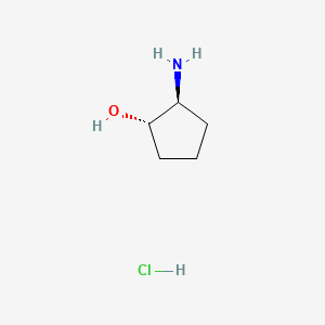 trans-(1S,2S)-2-aminocyclopentan-1-ol;hydrochloride CAS 68327-04-8