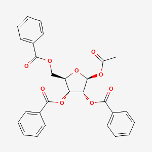 [(2R,3R,4R,5S)-5-acetyloxy-3,4-dibenzoyloxyoxolan-2-yl]methyl benzoate CAS 6974-32-9