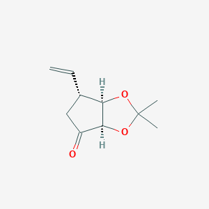 (3aR,6R,6aR)-6-ethenyl-2,2-dimethyl-3a,5,6,6a-tetrahydrocyclopenta[d][1,3]dioxol-4-one CAS 698999-19-8
