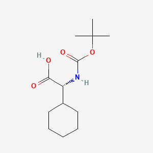 (2R)-2-cyclohexyl-2-[(2-methylpropan-2-yl)oxycarbonylamino]acetic acid CAS 70491-05-3