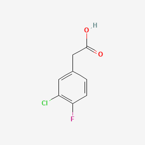 2-(3-chloro-4-fluorophenyl)acetic acid CAS 705-79-3