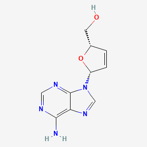 [(2S,5R)-5-(6-aminopurin-9-yl)-2,5-dihydrofuran-2-yl]methanol CAS 7057-48-9