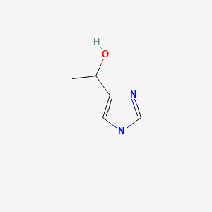 1-(1-methylimidazol-4-yl)ethanol CAS 70702-82-8